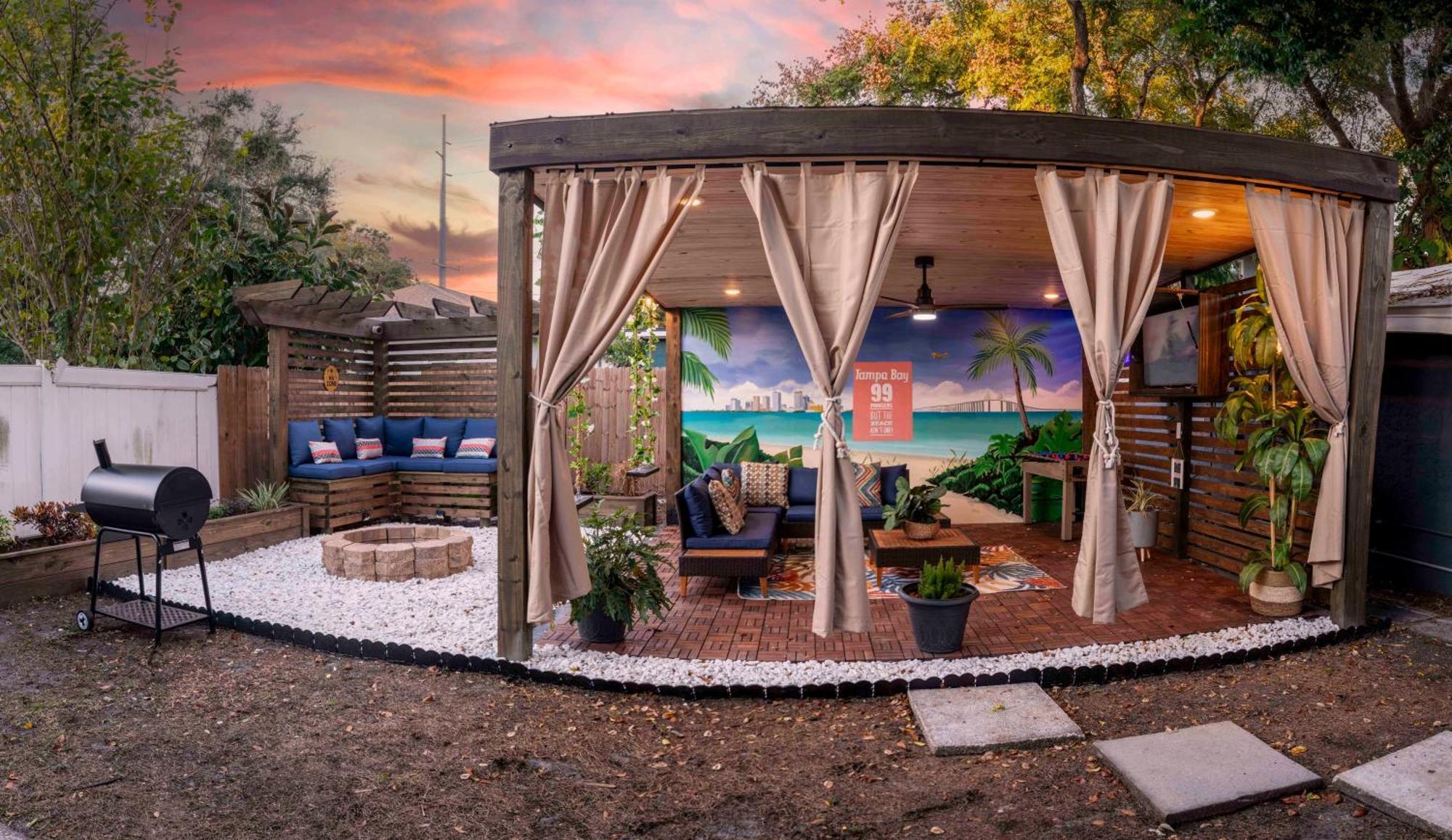 Luxury 5-Br House, Tampa Downtown With Cottage Exterior foto